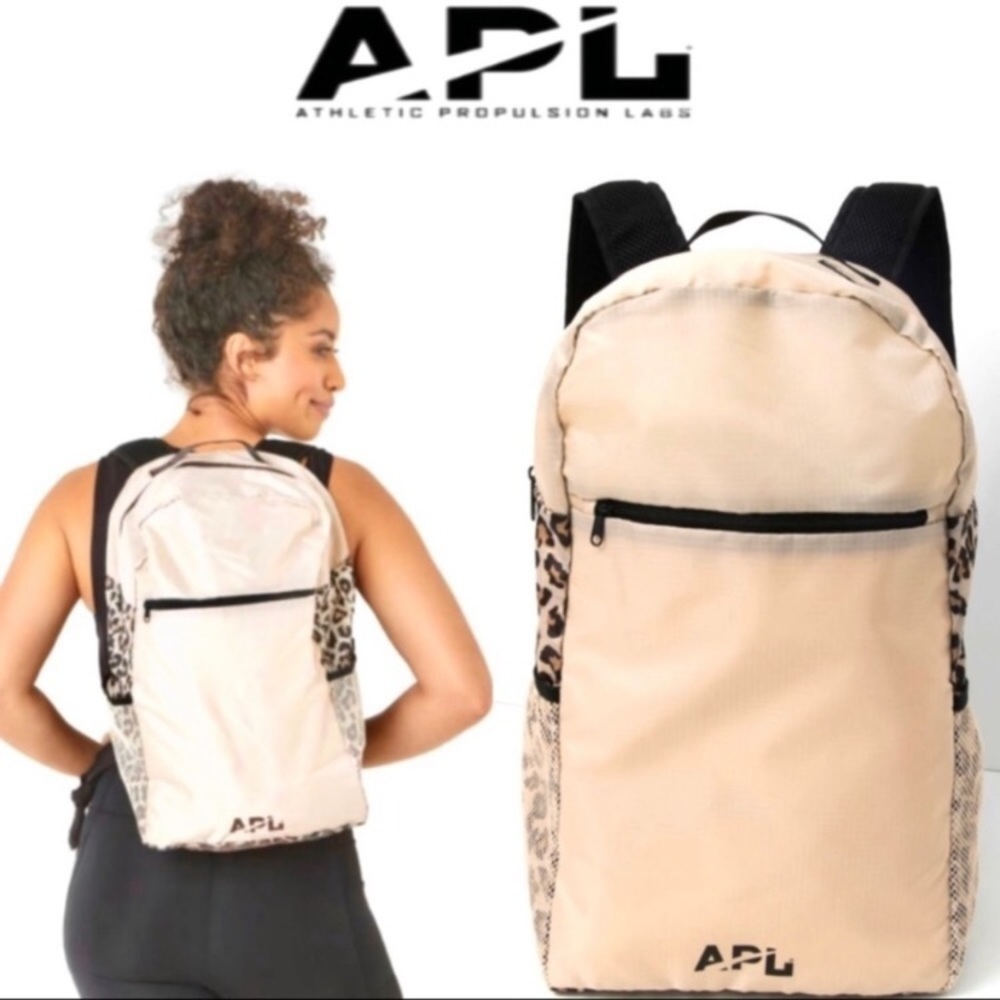 08 APL Packable Backpack Leopard